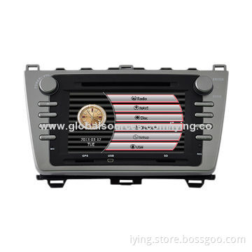 Double Din Car DVD Multimedia Player for New Mazda6 2009-2011 Year with GPS,Bluetooth, SD, iPod Port